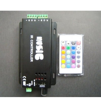 Music Activated RGB Strip Controller - 120W / 5A