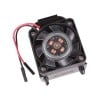 The Black ICE Tower CPU Cooler for Raspberry Pi 3 & 4 - Top