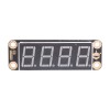 LED 4x8 Segment Display Module - Gravity Series, Red - Front