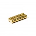 Neodymium N38 Magnets - Disk, 3x1mm, Gold Plated