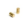 Neodymium N38 Magnets - Disk, 3x1mm, Gold Plated - View 2