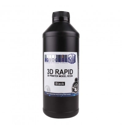 Monocure 3D Rapid Resin - Black 1 Litre - Cover
