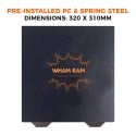 Wham Bam PC Preinstalled Flexi Plate - 320x310mm