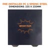 Wham Bam PC Preinstalled Flexi Plate - 235x235mm - Cover