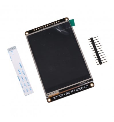 2.8inch IPS LCD 320x240 Touch Display with MicroSD Slot - Cover