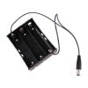 18650 Battery Holder with DC2.1 Jack - Three Slot - Cover