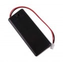 AAA Battery Holder with Cover & Switch - Two Slot, PH2.0