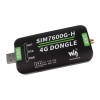 SIM7600G-H 4G USB Dongle - 4G, GNSS, Global Band Support - Dongle Front