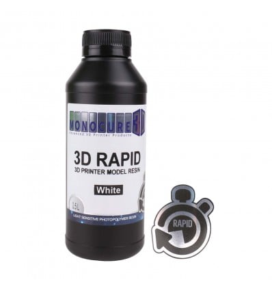 Monocure 3D Rapid Resin - White 0.5 Litre - Cover