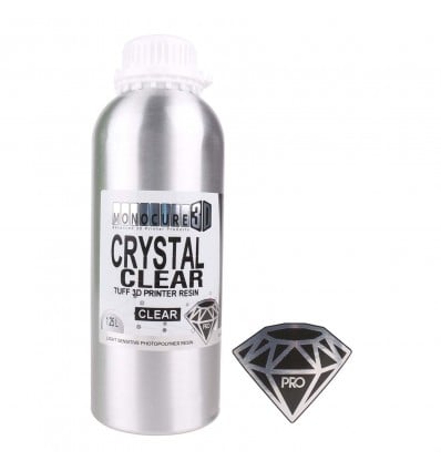 Monocure 3D Rapid Pro TUFF Resin - Crystal Clear 1.25 Litre - Cover