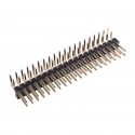 40 Pin 2.54mm Right Angled DIL Pin Header - Male