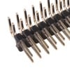 40 Pin 2.54mm Right Angled DIL Pin Header - Male - Zoomed
