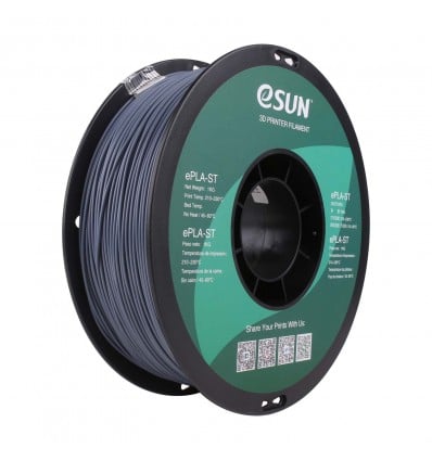 eSUN ePLA-ST Filament - 1.75mm Grey - Cover