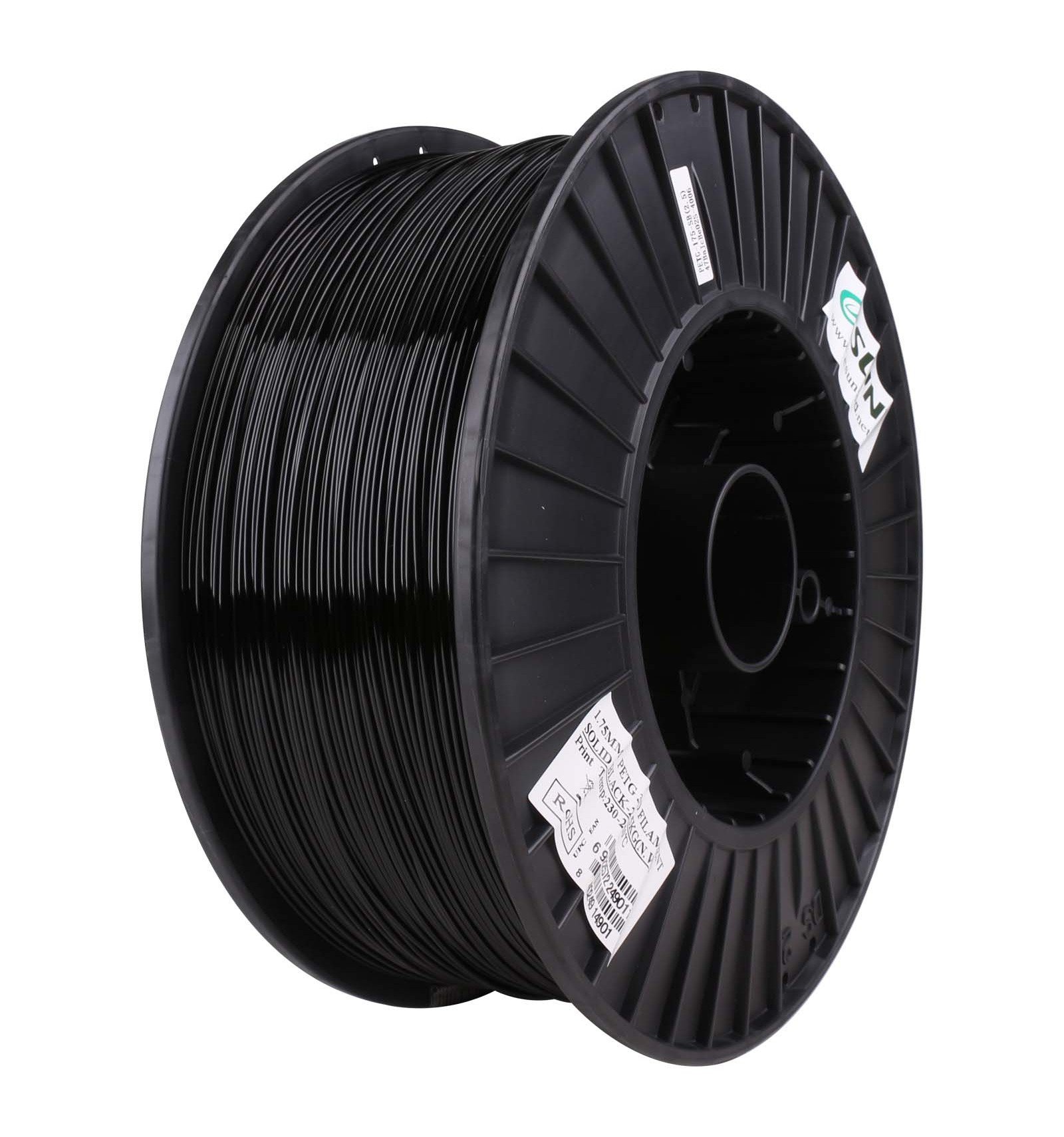eSUN PETG Filament  1.75mm, Black, 2.5kg