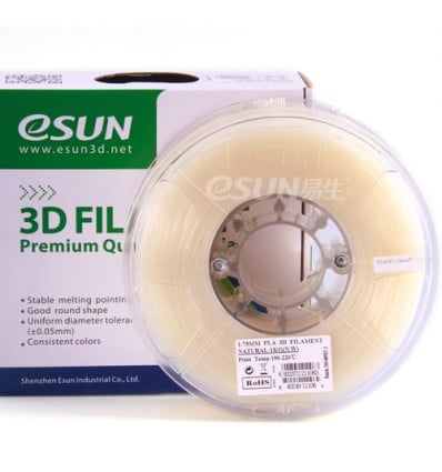 eSUN PLA Filament - 1.75mm Natural 