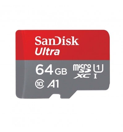 64GB Micro SD Card - SanDisk | Class 10 | UHS-1 | A1 Rated - Cover