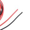 Silicone Wire Pair - Black & Red, 22AWG, 1m - Zoomed