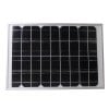 18V 570mA Solar Panel - 275x170mm, Polysilicon - Front