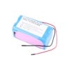RS PRO Li-Ion Battery Pack 7.4V 5200mAh 4C 2S2P - With Leads, Square - Cover