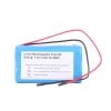 RS PRO Li-Ion Battery Pack 7.4V 5200mAh 4C 2S2P - With Leads, Square - Side