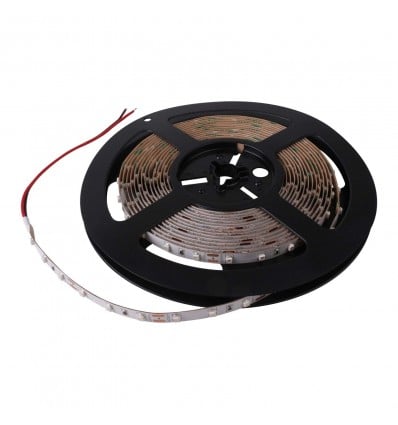 Red LED Strip | 60/m - Size:3528 - 12V DC | IP20 - Cover