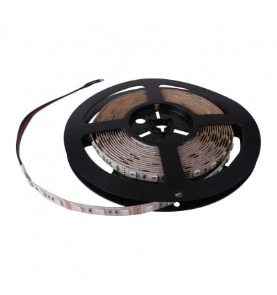 RGB LED Strip | 60/m - Size:5050 - 12V DC | IP20 - Cover