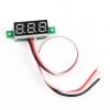 Mini 0-30V DC LED Panel Voltage Meter - Red