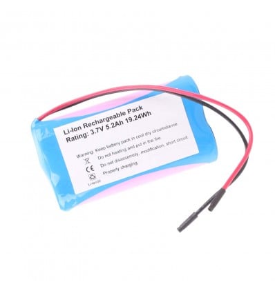 RS PRO Li-Ion Battery Pack 3.7V 5200mAh 2C 1S2P - With Leads - Cover