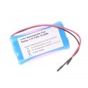 RS PRO Li-Ion Battery Pack 3.7V 5200mAh 2C 1S2P - With Leads