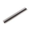 80 Pin 2.54mm Right Angled DIL Pin Header - Male - Cover
