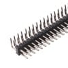80 Pin 2.54mm Right Angled DIL Pin Header - Male - Zoomed