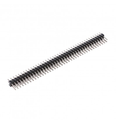 80 Pin 2.54mm Straight DIL Pin Header - Male - Cover