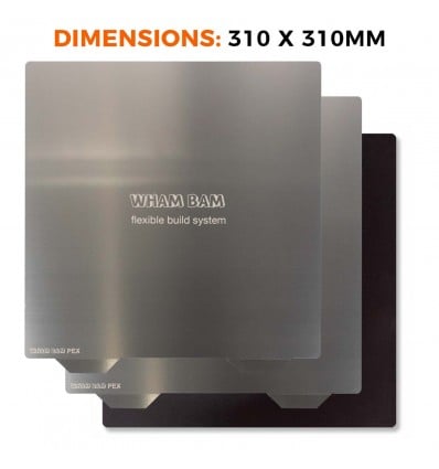 Wham Bam Flexible Build System - 310x310mm Double Wham - Cover
