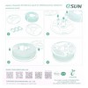 ESUN PLA+ REFILAMENT WITH ESPOOL - 1.75 MM COLD WHITE - Spool Instructions