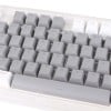Translucent Grey Keycap Set for Mechanical Keyboard - 104 Keys - Zoomed