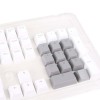 Translucent Grey Keycap Set for Mechanical Keyboard - 104 Keys - Keypad