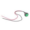 Push 12mm Button with 20cm Wire – Green - Cover