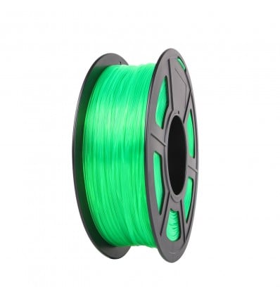 SunLu PLA Filament – 1.75mm Transparent Green - Cover