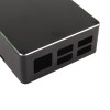 Raspberry Pi 4 Dual Fan Case - ports side