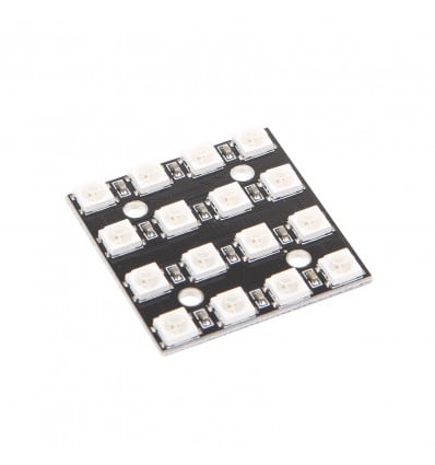4x4 LED NeoPixel Square – RGB WS2812B-16 - Cover