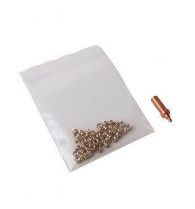 50 Pack M3 Brass Threaded Nut Inserts – with Soldering Tip - Cover