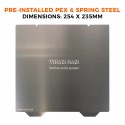 Wham Bam PEX Preinstalled Flexi Plate – 254x235mm