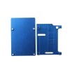 Raspberry Pi 4 Armour Aluminium Case - Blue - Back