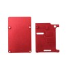 Raspberry Pi 4 Armour Aluminium Case - Red - Back