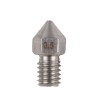 0.5mm MK8 Stainless Steel Nozzle for 1.75mm Filament - Front