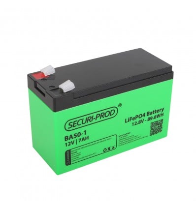 Securi-Prod BA50-1 LiFePO4 Battery – 12V 7ah Battery - Cover