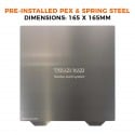 Wham Bam PEX Preinstalled Flexi Plate – 165 x 165mm