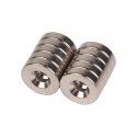 Neodymium N38 Countersunk Ring Magnets – Pair 12x6.5x3mm