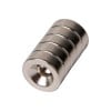 Neodymium N38 Countersunk Ring Magnets – Pair 15x5x5mm - Cover