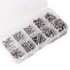 340pc M3 Stainless Hex Socket Screws and Nuts Kit - Open